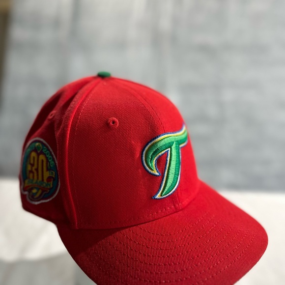 NEW ERA TORONTO BLUE JAYS TRIX CEREAL FITTED HAT SZ 7 3/8 - Picture 8 of 8
